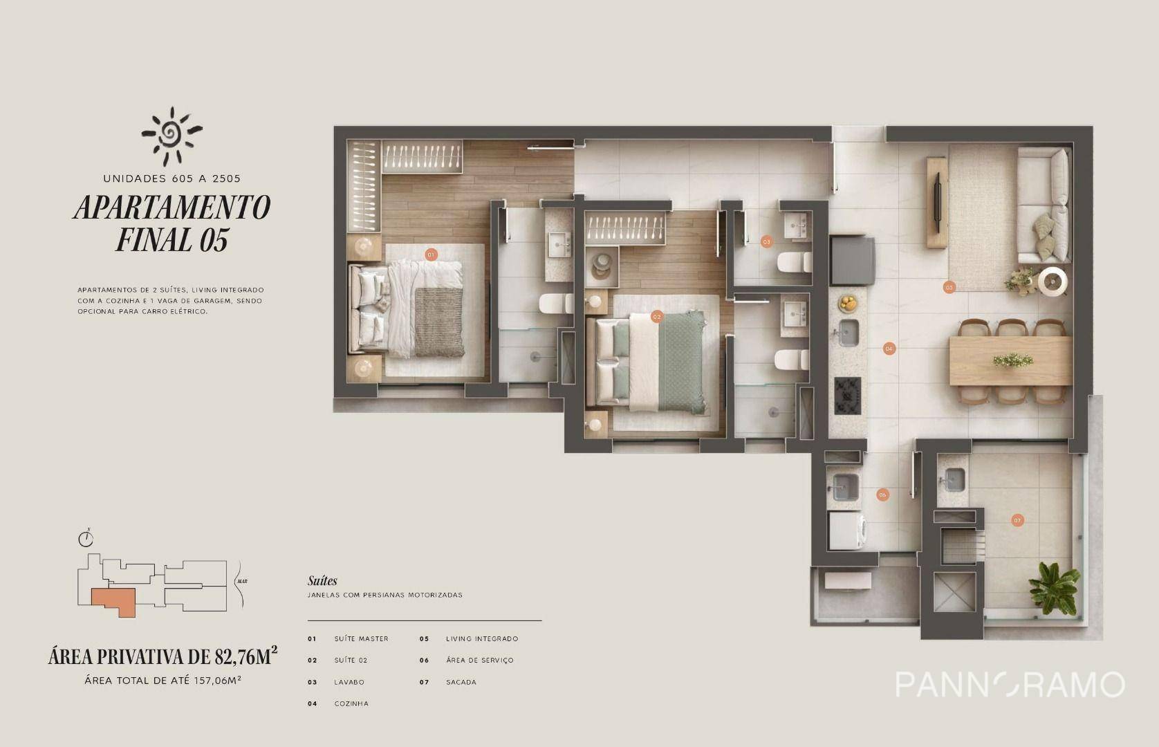 Apartamento à venda com 2 quartos, 134m² - Foto 30