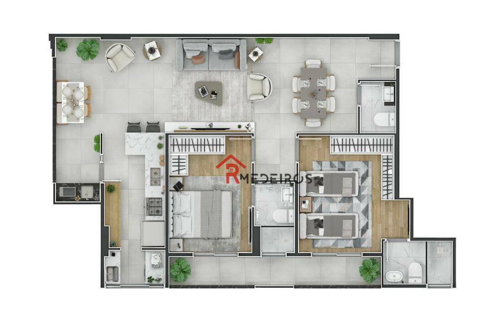 Apartamento à venda com 2 quartos, 87m² - Foto 18