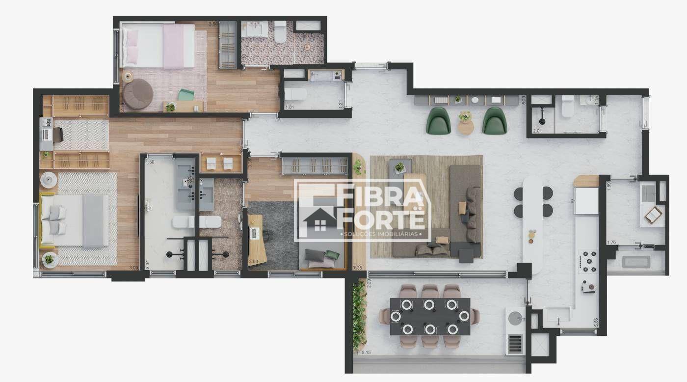 Apartamento à venda com 3 quartos, 139m² - Foto 14