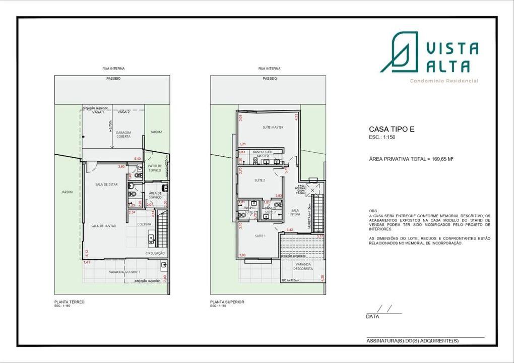 Casa de Condomínio à venda com 3 quartos, 169m² - Foto 2