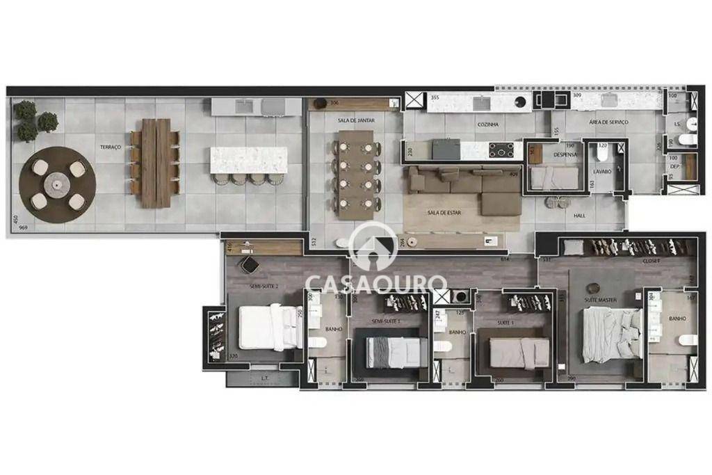 Apartamento à venda com 4 quartos, 184m² - Foto 24