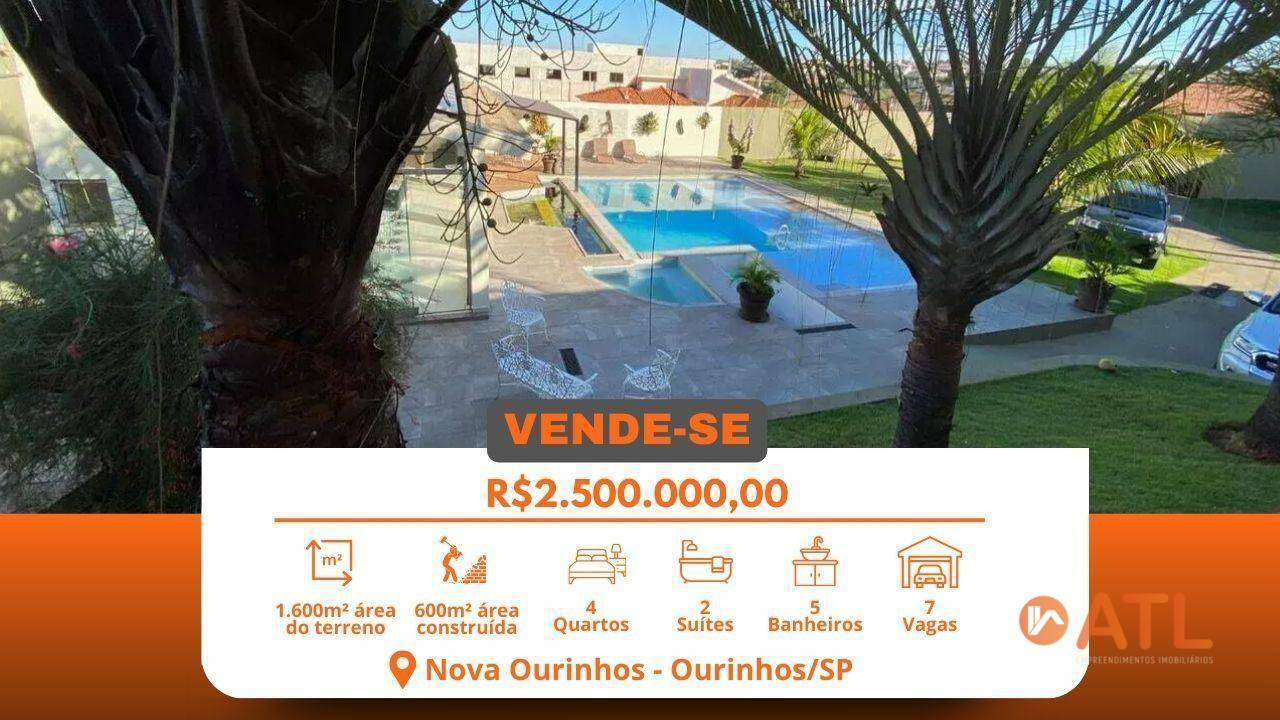 Casa à venda com 4 quartos, 600m² - Foto 1