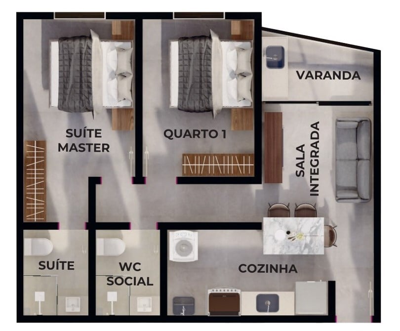 Cobertura à venda com 2 quartos, 110m² - Foto 8