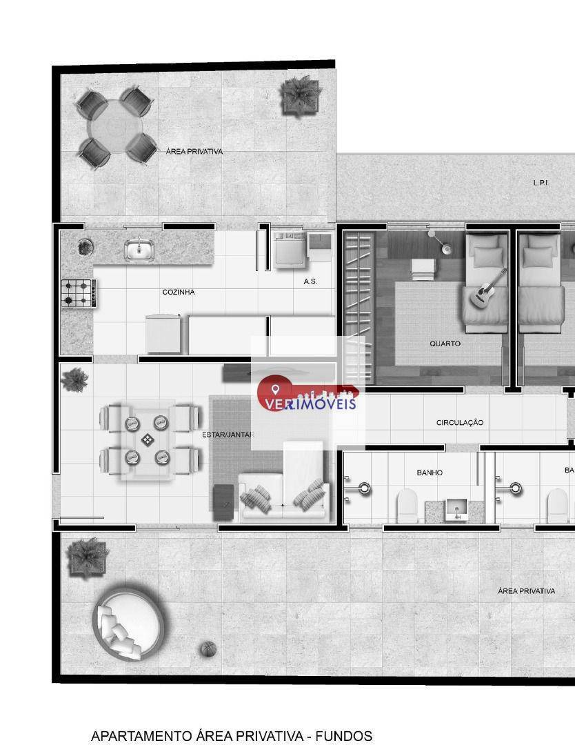 Apartamento à venda com 3 quartos, 78m² - Foto 9