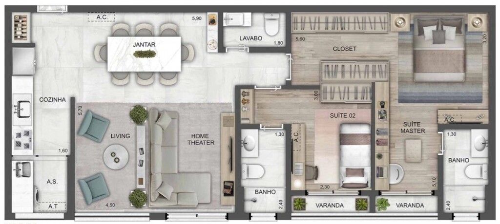 Cobertura à venda com 4 quartos, 164m² - Foto 5