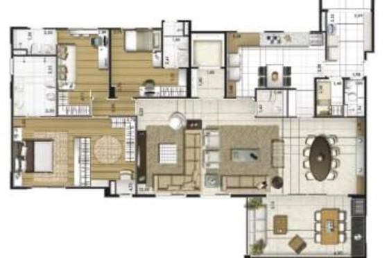 Apartamento à venda com 3 quartos, 165m² - Foto 5