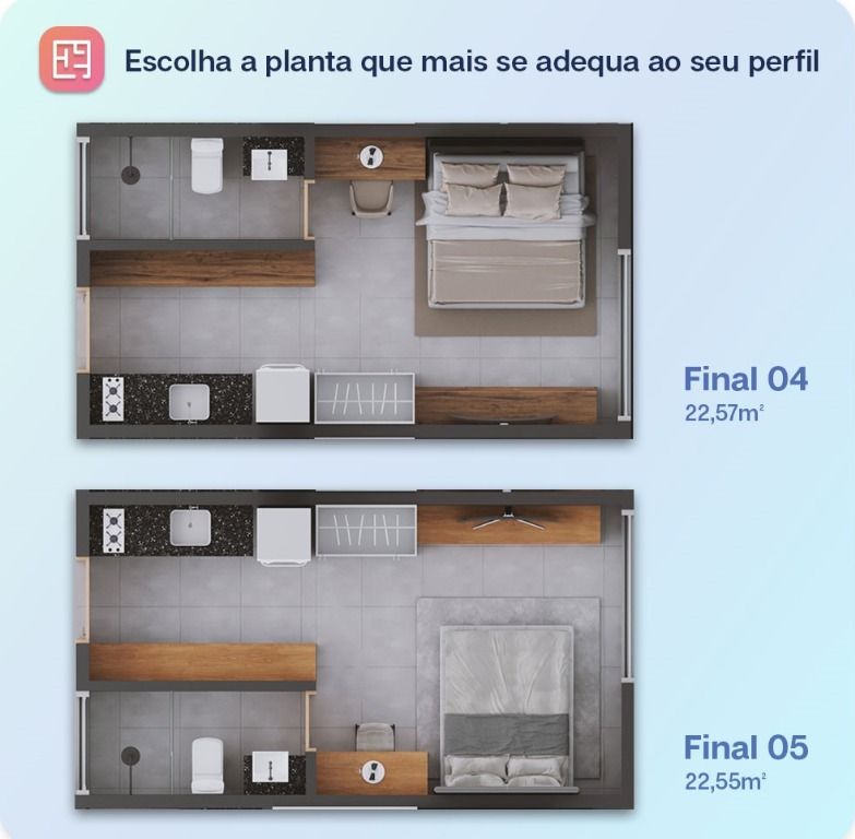 Kitnet e Studio à venda com 1 quarto, 22m² - Foto 24