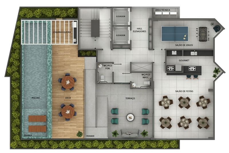 Apartamento à venda com 3 quartos, 85m² - Foto 30