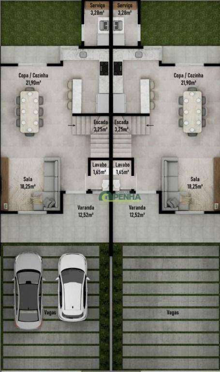 Sobrado à venda com 3 quartos, 205m² - Foto 32