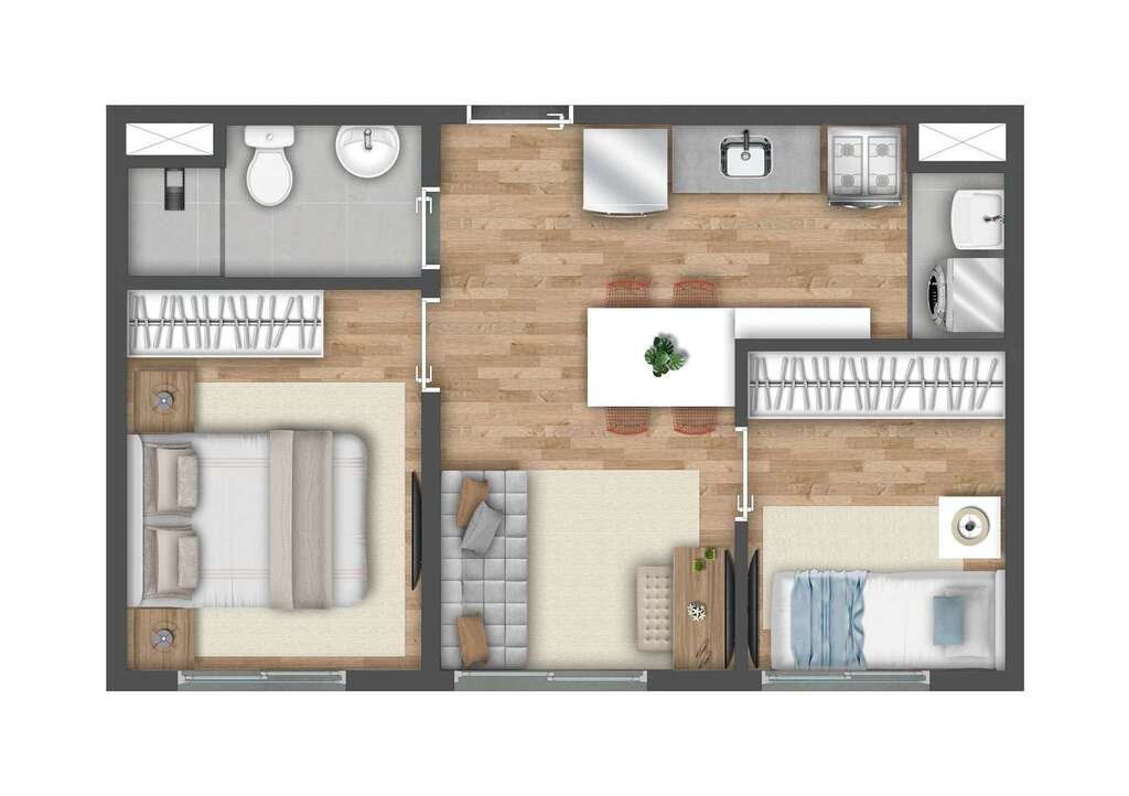 Apartamento à venda com 2 quartos, 34m² - Foto 23