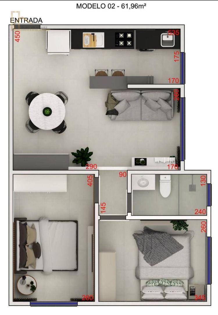 Apartamento à venda com 2 quartos, 52m² - Foto 23