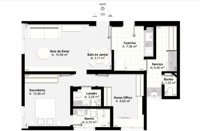 Apartamento à venda com 2 quartos, 68m² - Foto 29