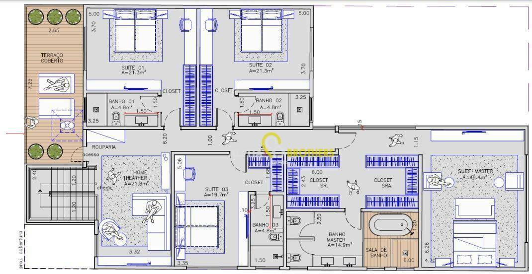 Casa de Condomínio à venda com 4 quartos, 706m² - Foto 18