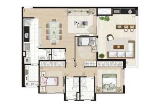 Apartamento à venda com 3 quartos, 108m² - Foto 10