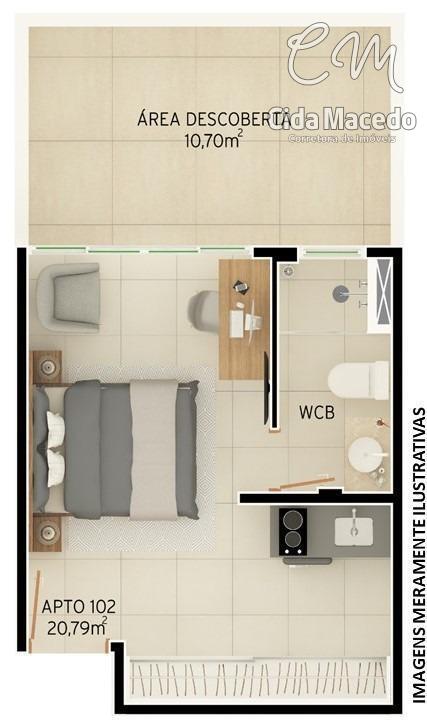 Apartamento à venda com 1 quarto, 18m² - Foto 14