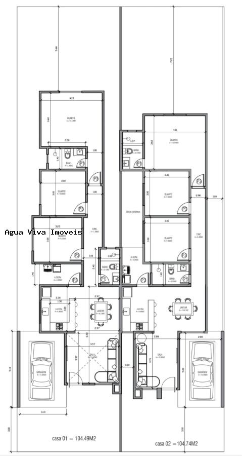 Casa à venda com 3 quartos - Foto 3