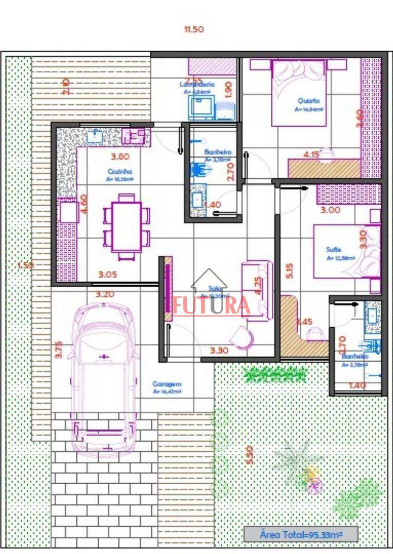 Casa, 3 quartos, 97 m² - Foto 4