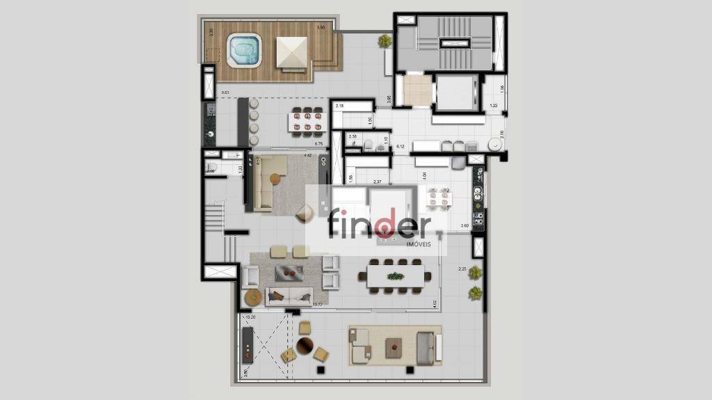 Cobertura à venda com 4 quartos, 475m² - Foto 11