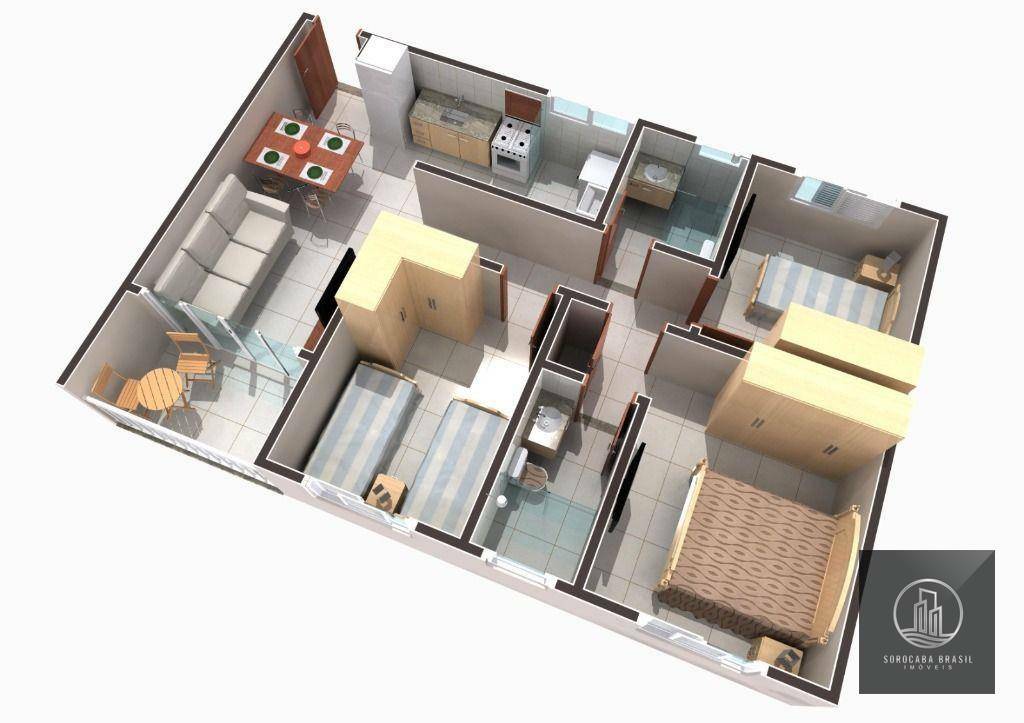 Apartamento à venda com 3 quartos, 70m² - Foto 5