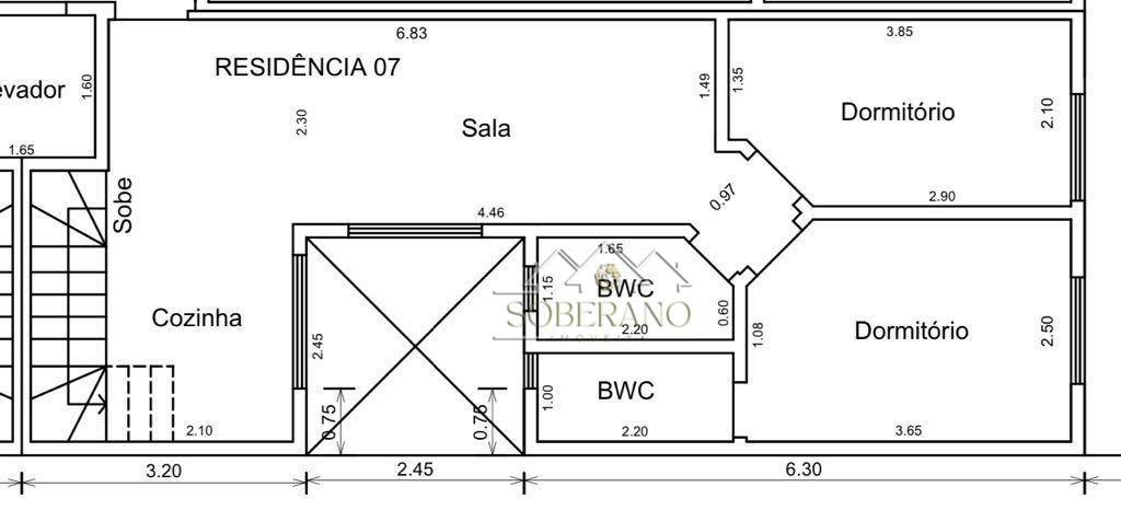 Cobertura à venda com 2 quartos, 104m² - Foto 2