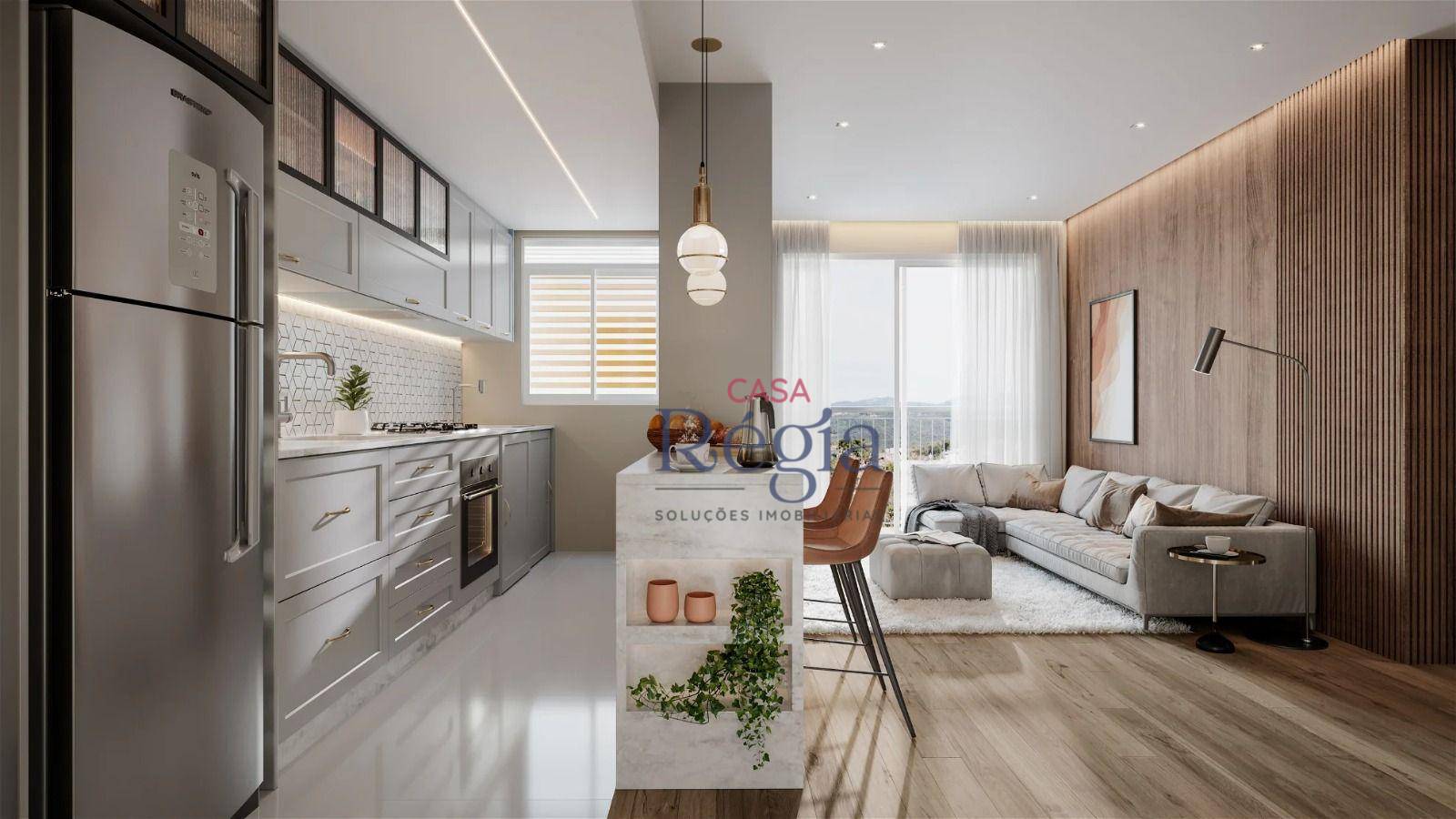 Apartamento à venda com 2 quartos, 62m² - Foto 2