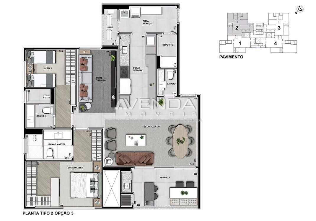 Apartamento à venda com 3 quartos, 131m² - Foto 15