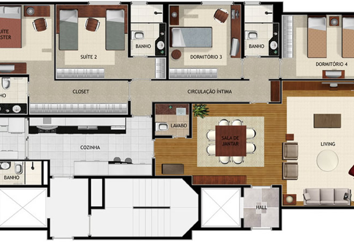 Apartamento à venda com 4 quartos, 161m² - Foto 13