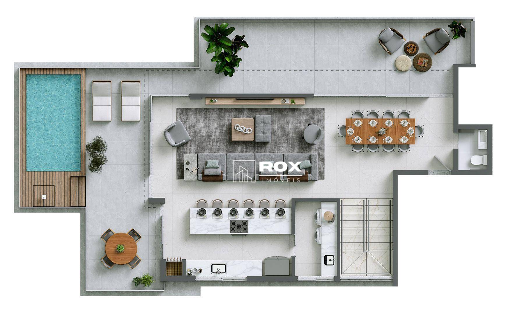 Cobertura, 3 quartos, 225 m² - Foto 3