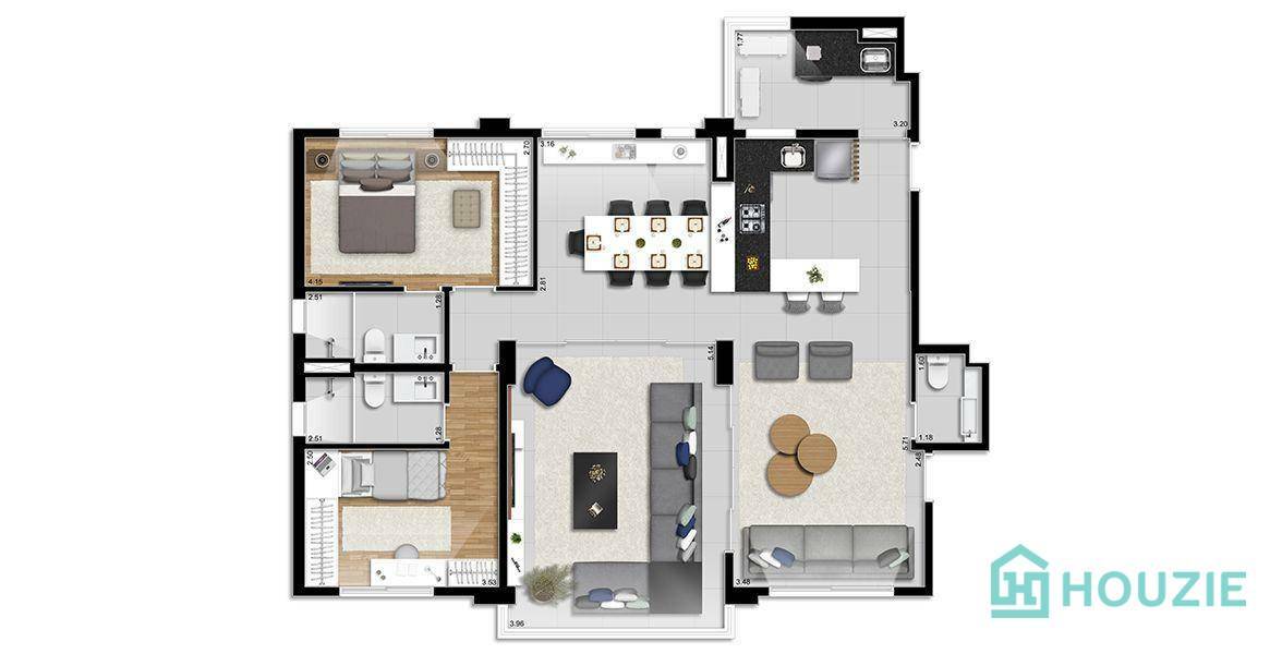 Apartamento à venda com 3 quartos, 113m² - Foto 19