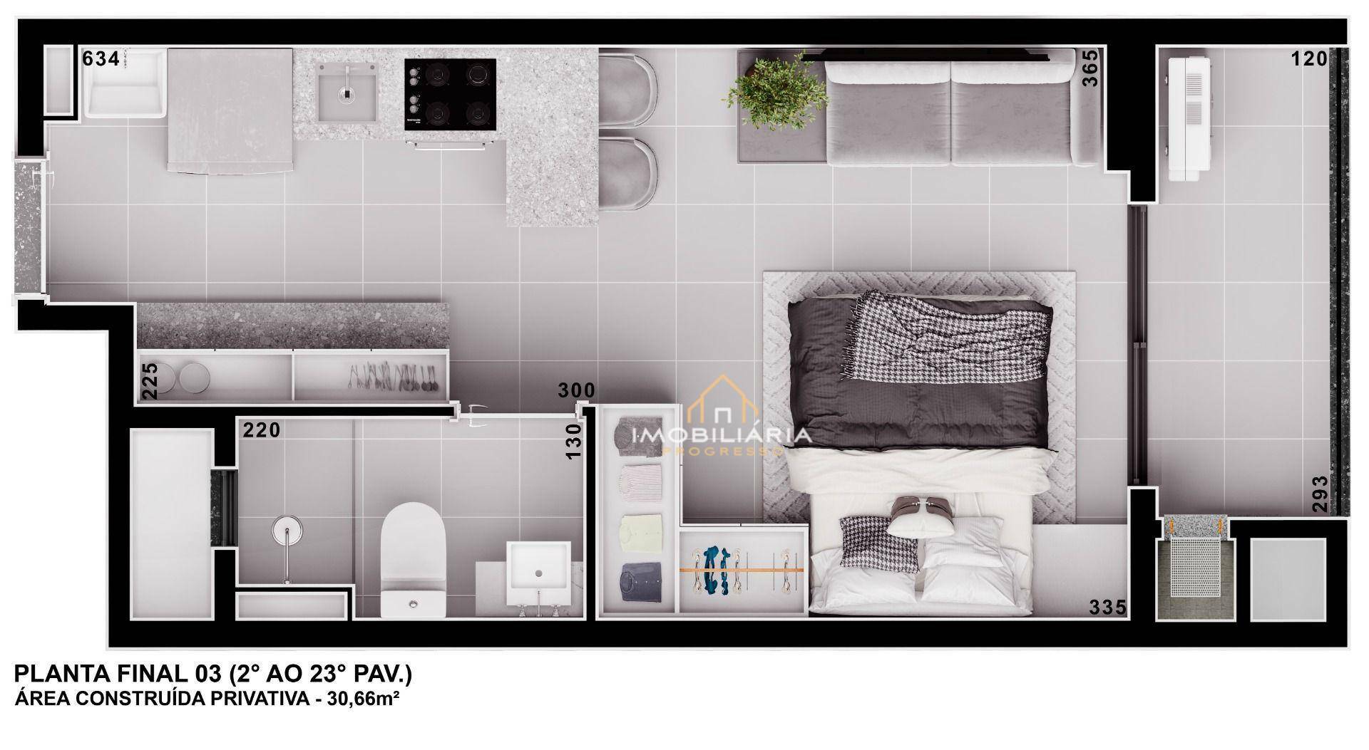 Kitnet e Studio à venda com 1 quarto, 30m² - Foto 6