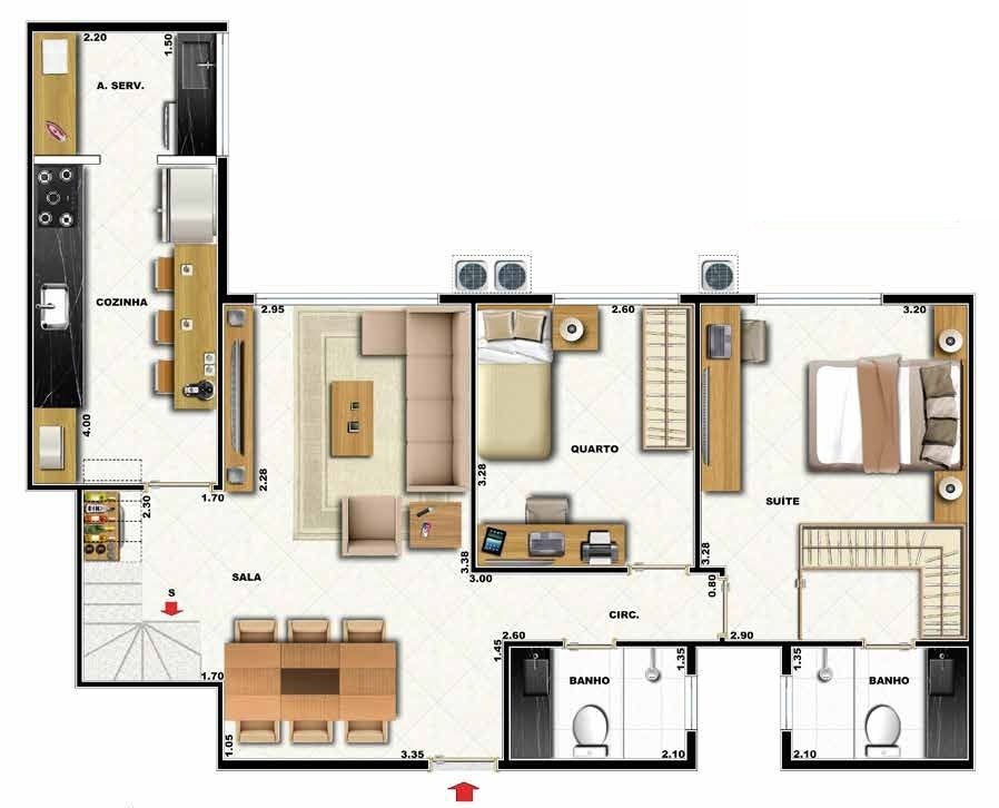 Cobertura à venda com 2 quartos, 187m² - Foto 27