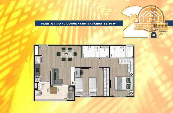 Apartamento à venda com 1 quarto, 47m² - Foto 35