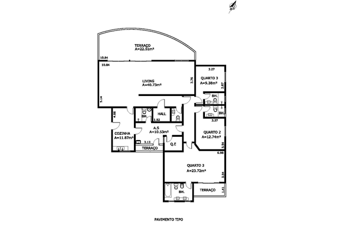 Apartamento à venda com 4 quartos, 201m² - Foto 7