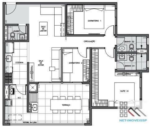 Apartamento à venda com 3 quartos, 100m² - Foto 25