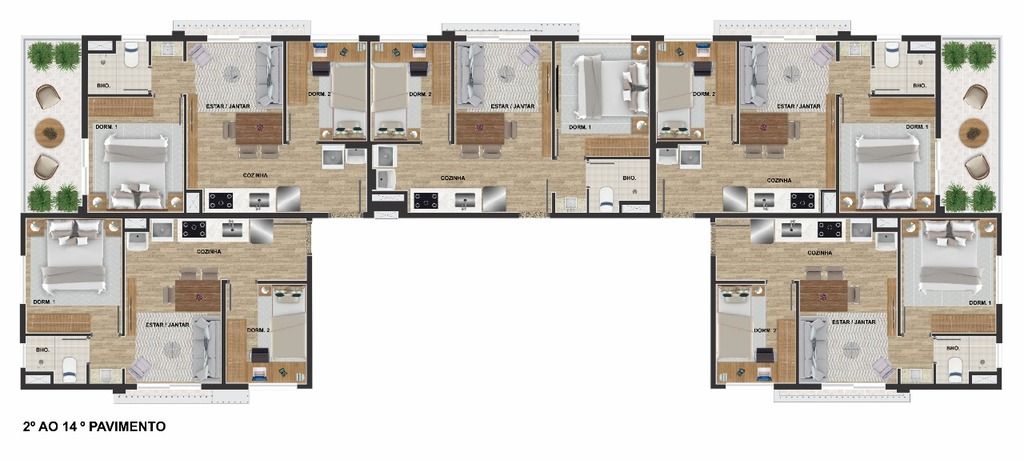 Apartamento à venda com 2 quartos, 33m² - Foto 10