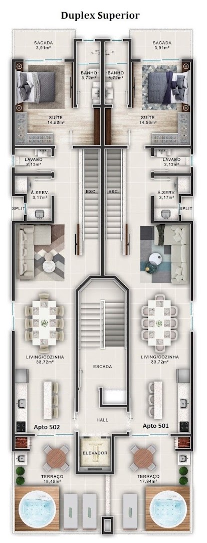 Apartamento à venda com 3 quartos, 101m² - Foto 17