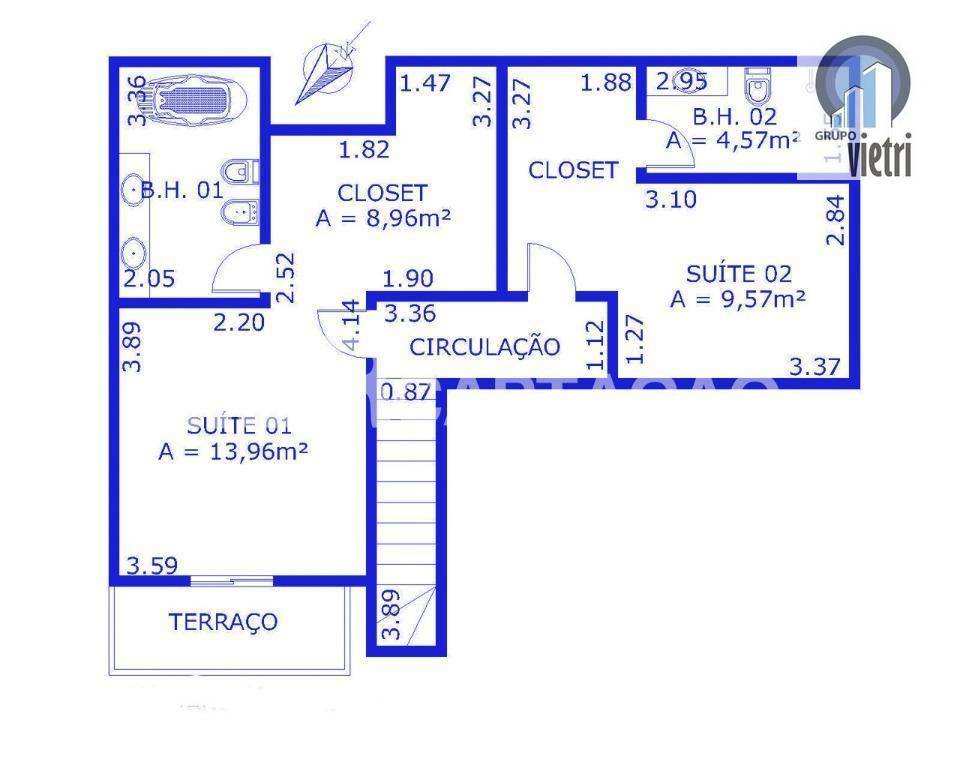 Apartamento à venda com 2 quartos, 159m² - Foto 5