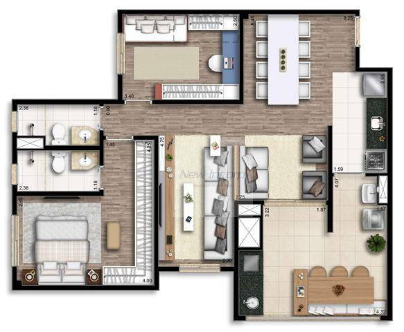 Apartamento à venda com 3 quartos, 83m² - Foto 88