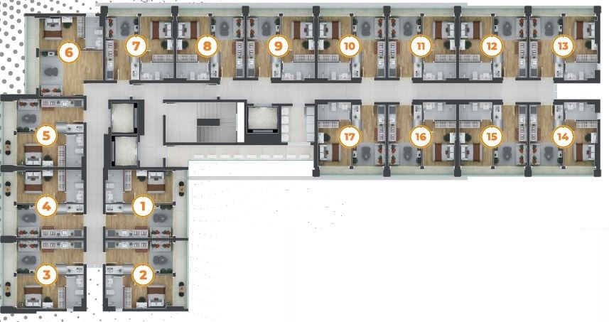 Apartamento à venda com 1 quarto, 2045m² - Foto 23