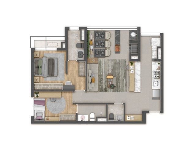 Apartamento à venda com 1 quarto, 38m² - Foto 25