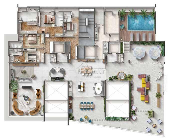 Apartamento à venda com 4 quartos, 603m² - Foto 3