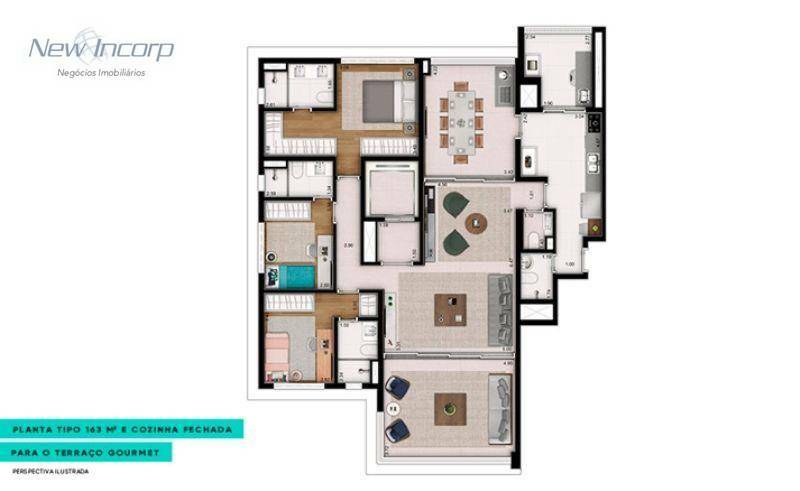 Apartamento à venda com 3 quartos, 166m² - Foto 18