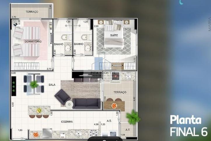 Apartamento à venda com 2 quartos, 76m² - Foto 33