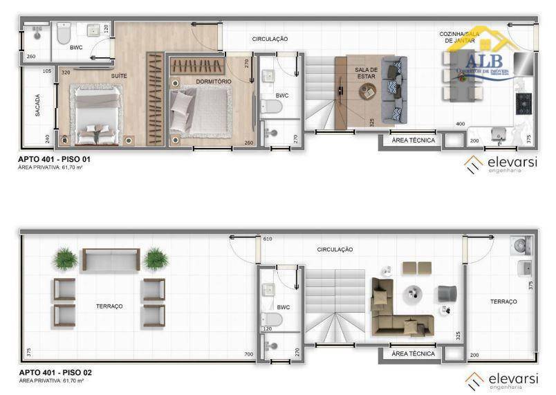 Apartamento à venda com 2 quartos, 123m² - Foto 8