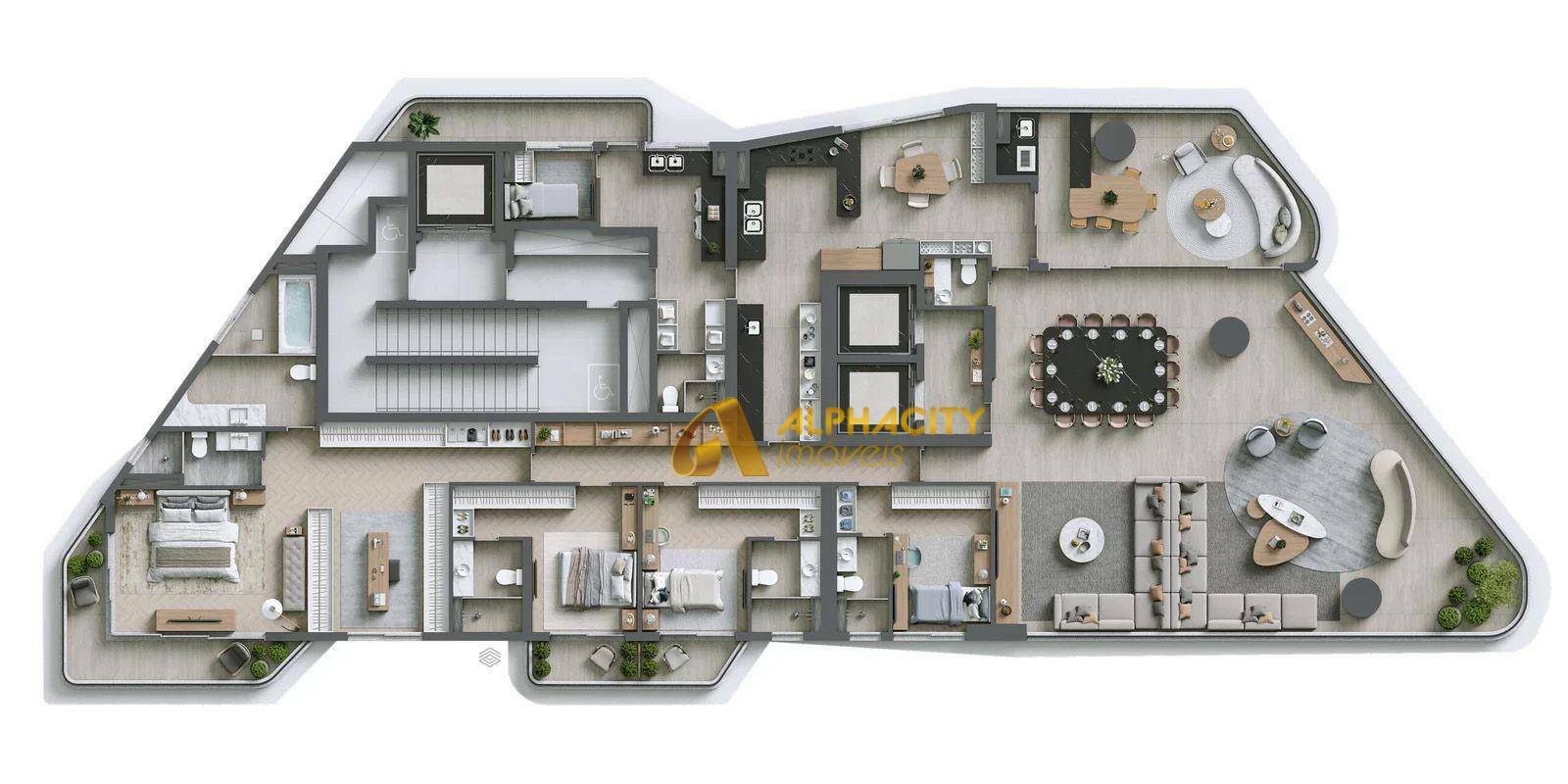 Apartamento à venda com 4 quartos, 365m² - Foto 20