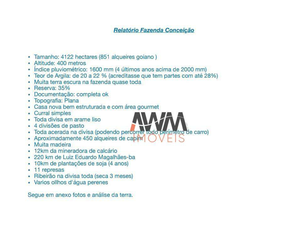 Fazenda, 4122 hectares - Foto 2