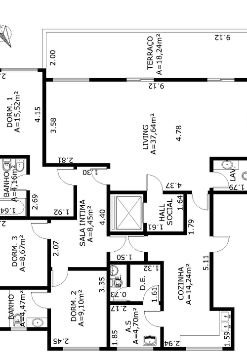 Apartamento à venda com 4 quartos, 169m² - Foto 8