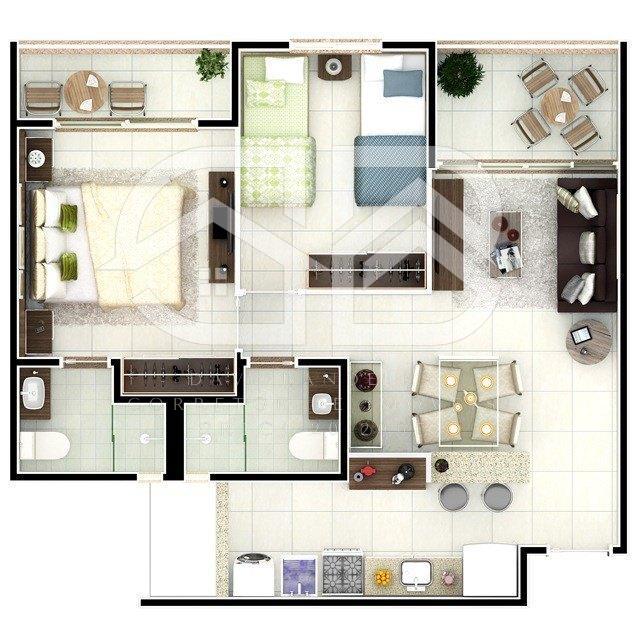 Apartamento à venda com 2 quartos, 58m² - Foto 9