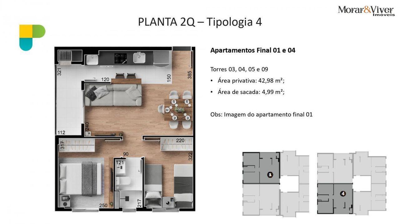 Apartamento à venda com 3 quartos, 55m² - Foto 19