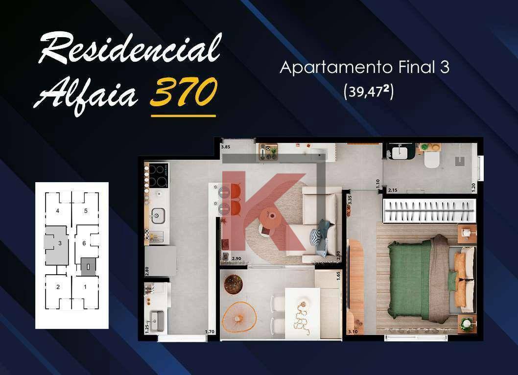 Apartamento à venda com 1 quarto, 35m² - Foto 27